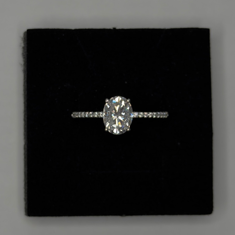 .925 Silver Moissanite Rings MEN&WOMAN